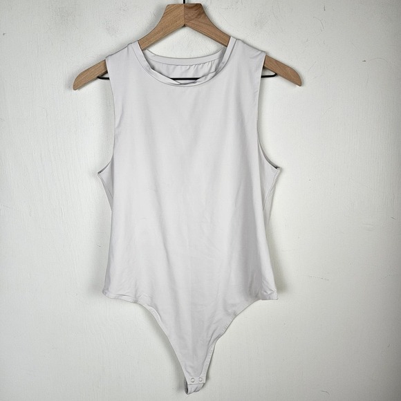 NEW Vitality Balance Athletica Allora Bodysuit XXL Grey High Neck NWT - Picture 1 of 9
